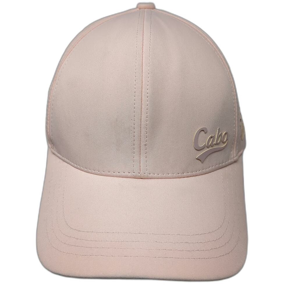 Robin Ruth Trucker Hat Pink One Size Cabo Mesh Snapback Script Souvenir Summer